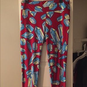 LuLaRoe TC leggings crystals
